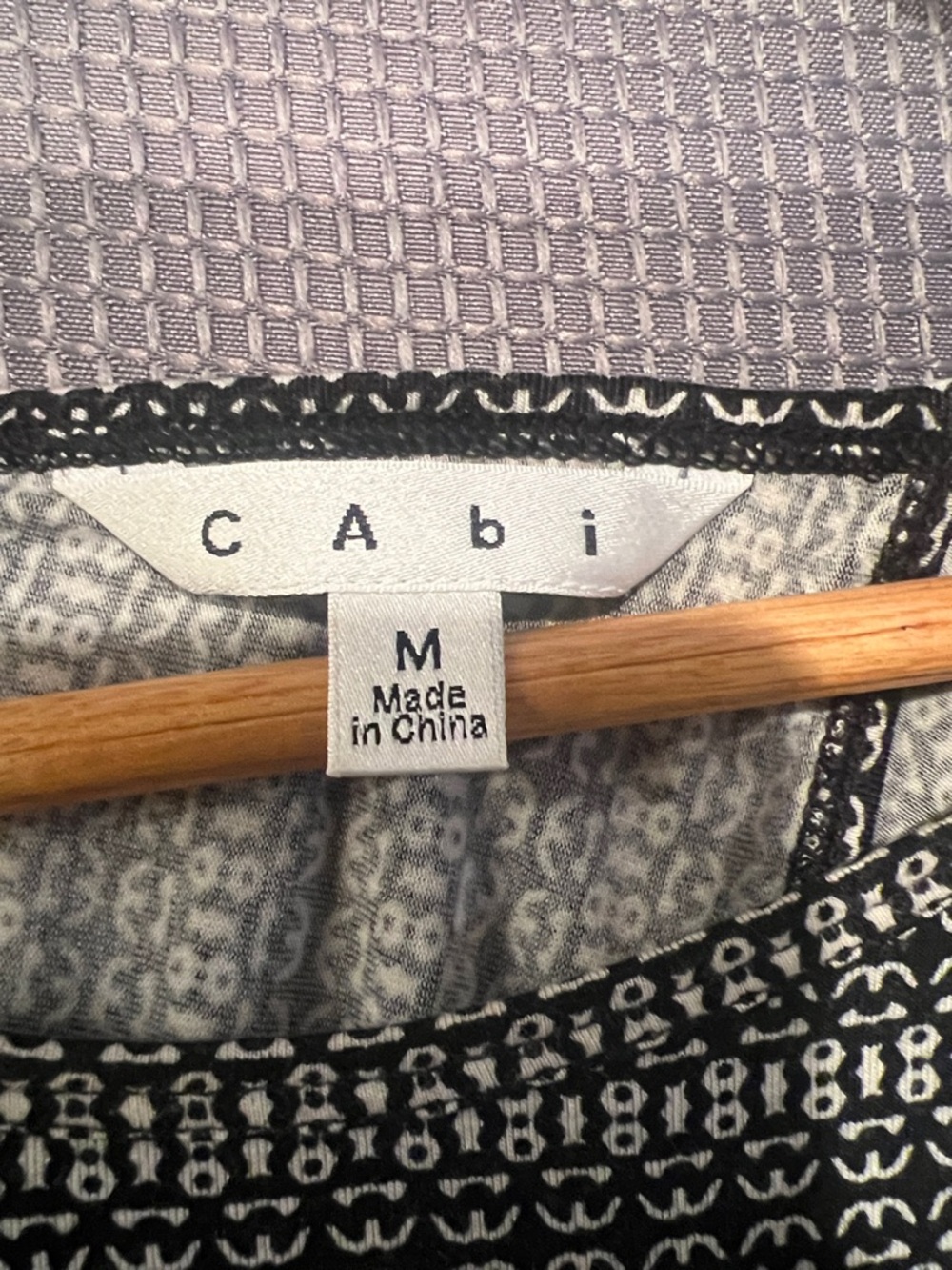 CAbi Gray Striped Sleeveless Asymmetrical Midi Dress size Medium EUC - Picture 8 of 10